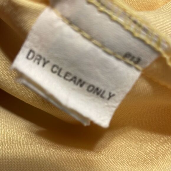 McGregor Women’s Lightweight Button Up Vintage Jacket, Size 42, Yellow - Picture 8 of 9